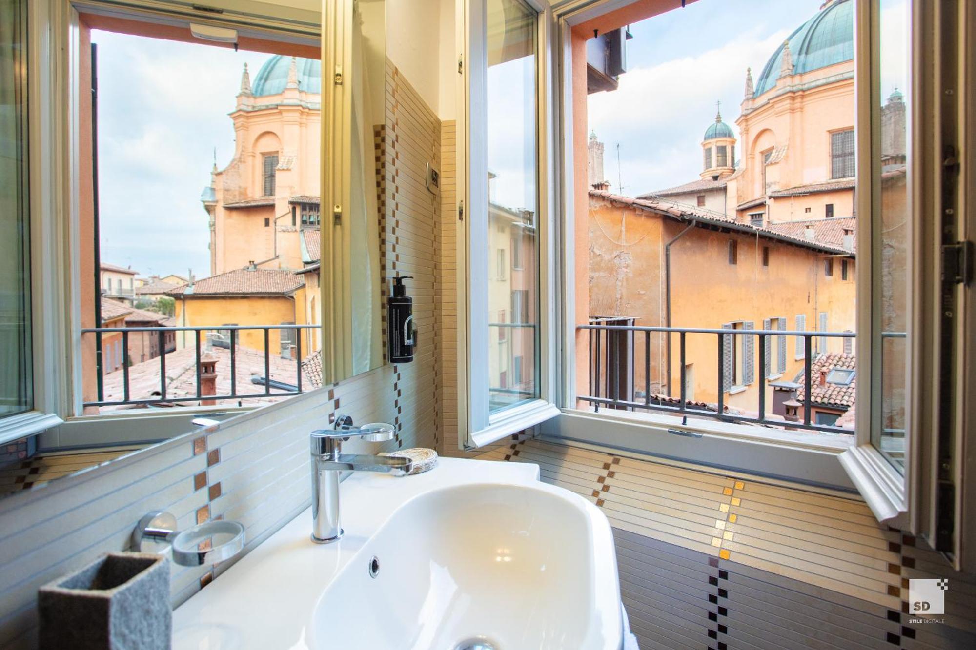 Urbanicooh Asinelli - Balcony On Piazza Maggiore Bologna Kültér fotó